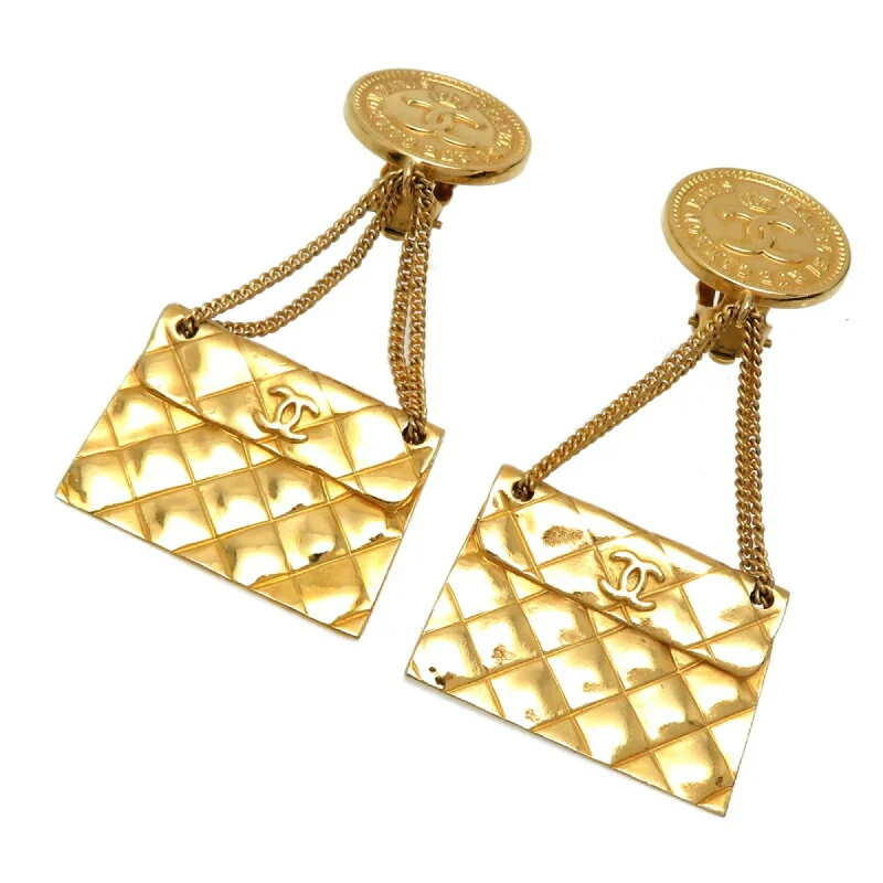 Waterproof Drop Earrings for Outdoor -Chanel   Plating Clip Earrings (Pre-Owned)