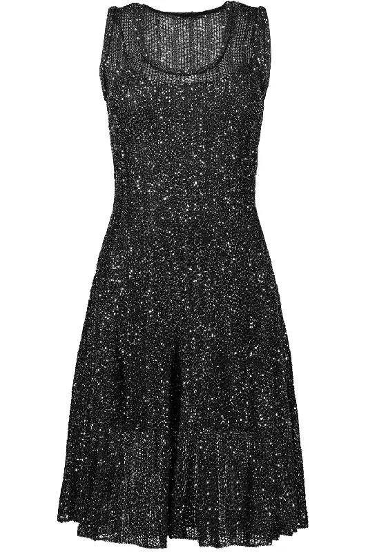 Evening Dresses for Formal Events -Sequined Mini Dress