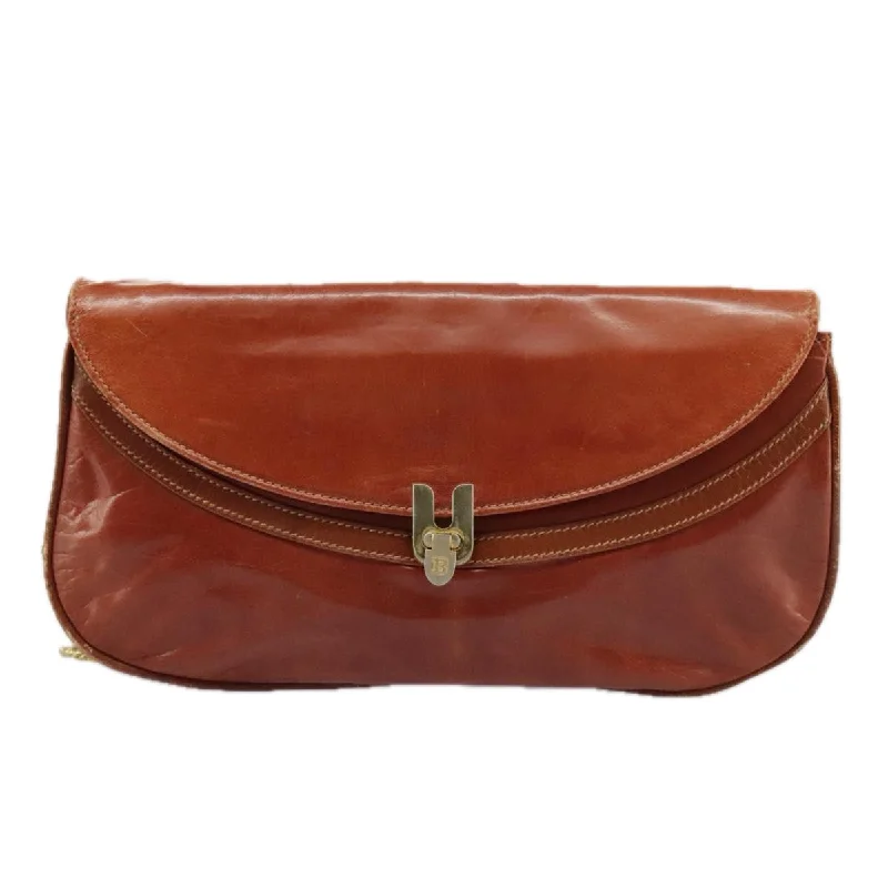 Reversible handle bags offering dual design styles -Bally  Leather Shoulder Bag (Pre-Owned)