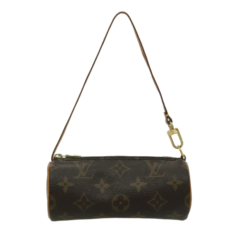 Handle bags with detachable pouches for versatility -Louis Vuitton Mini Baby Papillon  Canvas Clutch Bag (Pre-Owned)