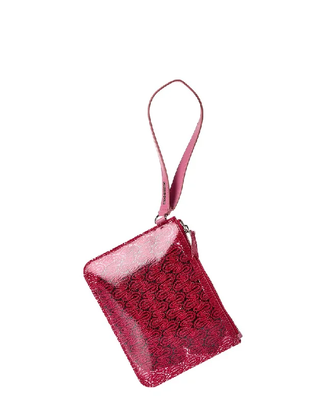 Handle bags with durable hemp for sustainability -Missoni Vinyl Pochette