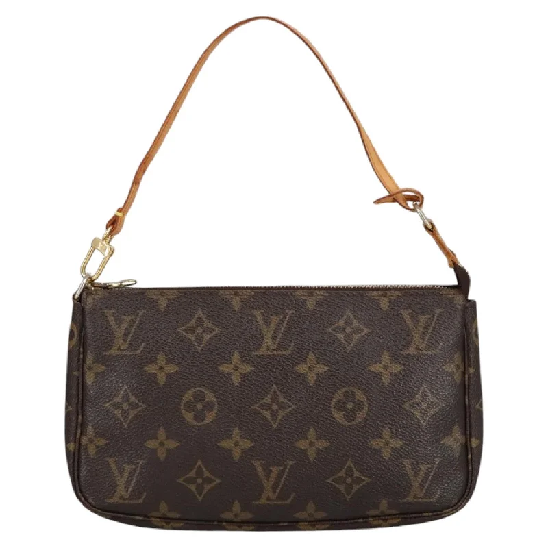 Handle bags with soft leather for luxury -Louis Vuitton Pochette Accessoire  Canvas Clutch Bag (Pre-Owned)