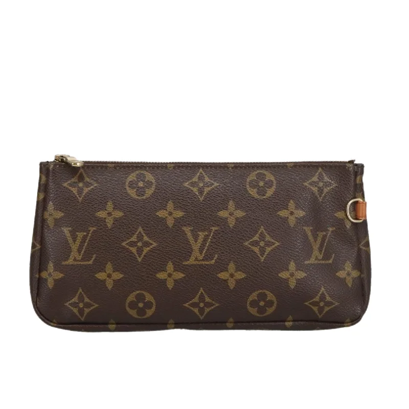 Handle bags with monogram designs for personalization -Louis Vuitton Pochette Accessoire  Canvas Clutch Bag (Pre-Owned)