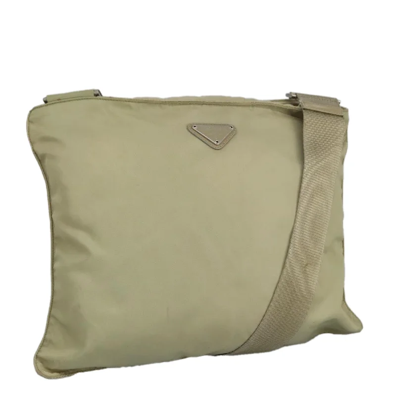 Handle bags with soft linings for protection -Prada Re-Nylon  Synthetic Shoulder Bag (Pre-Owned)