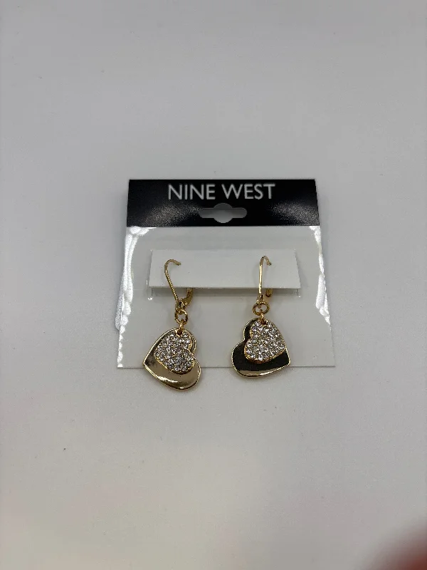 Drop Earrings with Etched Designs -Earrings Dangle/drop By Nine West, Size: 1