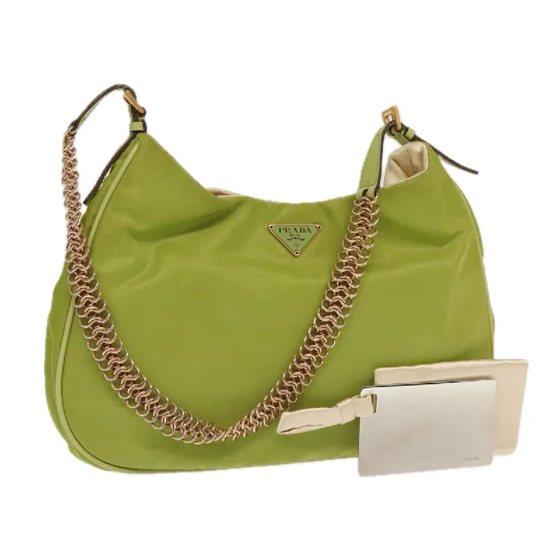 Handle bags with neutral leather for elegance -Prada Re-Nylon  Synthetic Shoulder Bag (Pre-Owned)