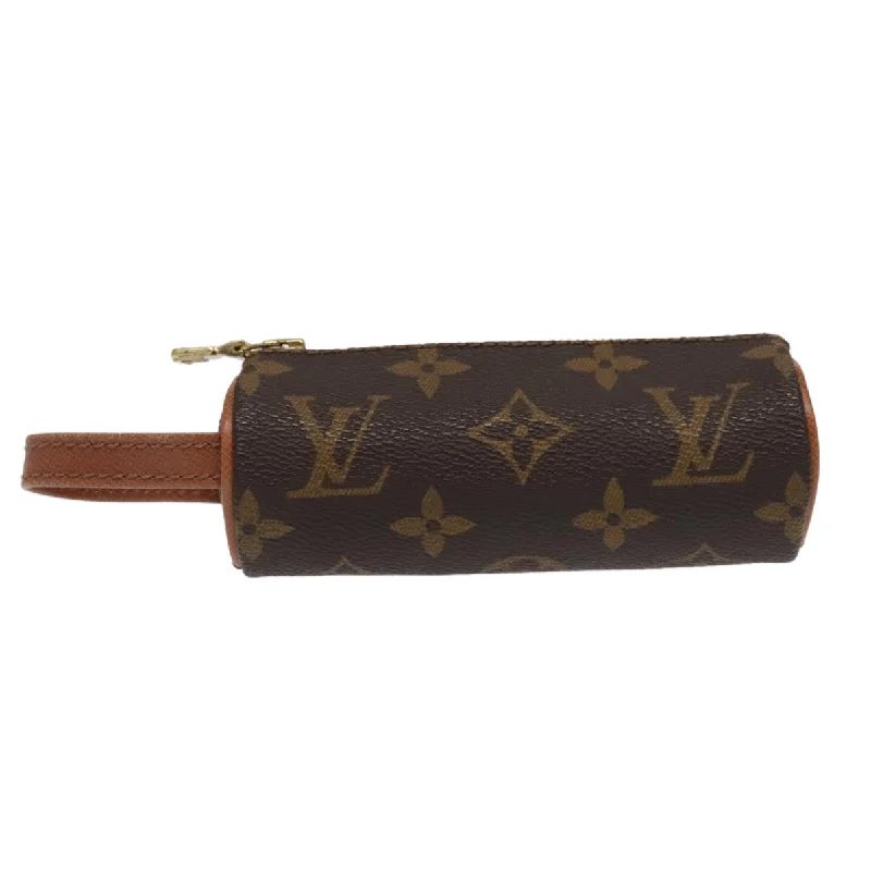 Handle bags with minimalist sleek silhouettes -Louis Vuitton Etui À Balles De Golf  Canvas Clutch Bag (Pre-Owned)