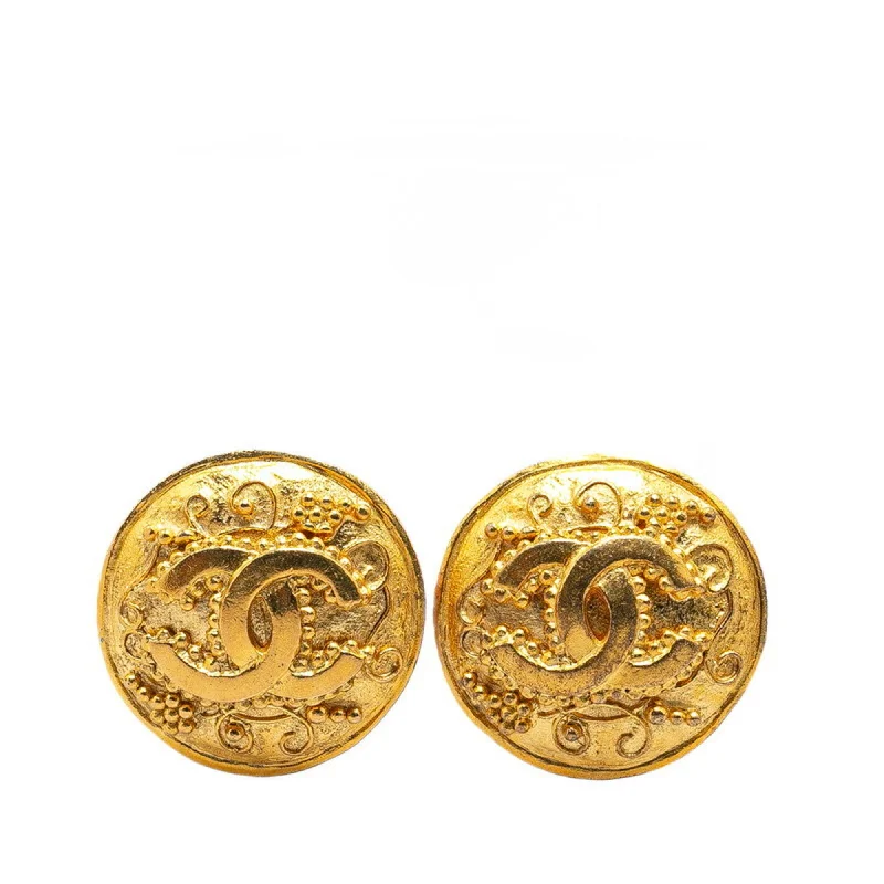 Tarnish Resistant Drop Earrings for Longevity -Chanel   Plating Clip Earrings (Pre-Owned)