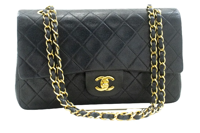 Designer handle bags with luxury logo detailing -Chanel  Leather Shoulder Bag (Pre-Owned)