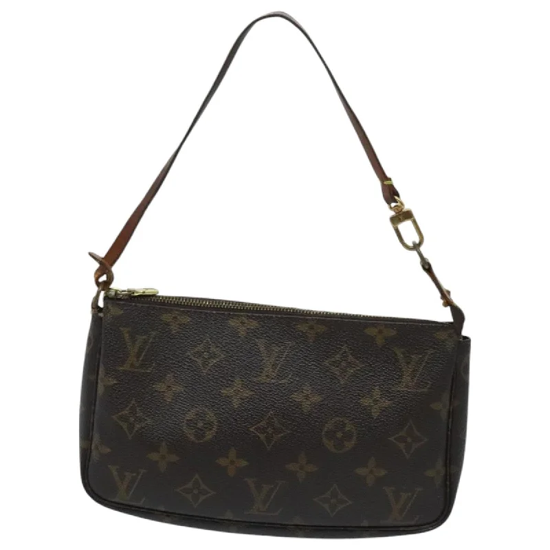 Handle bags with neutral leather for elegance -Louis Vuitton Pochette Accessoire  Canvas Clutch Bag (Pre-Owned)