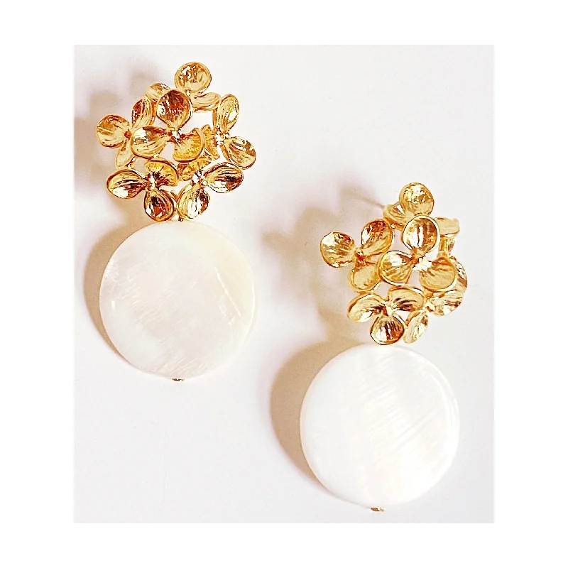 Drop Earrings for Casual Outfit -Julie Cluster Earrings