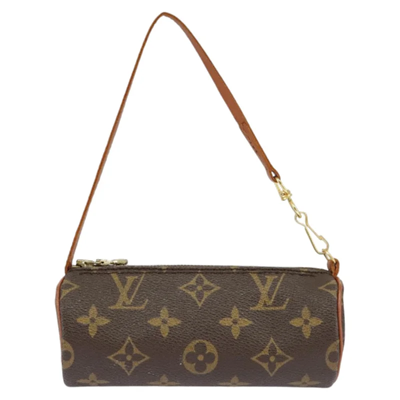 Handle bags with playful patterns for fun -Louis Vuitton Mini Baby Papillon  Canvas Clutch Bag (Pre-Owned)