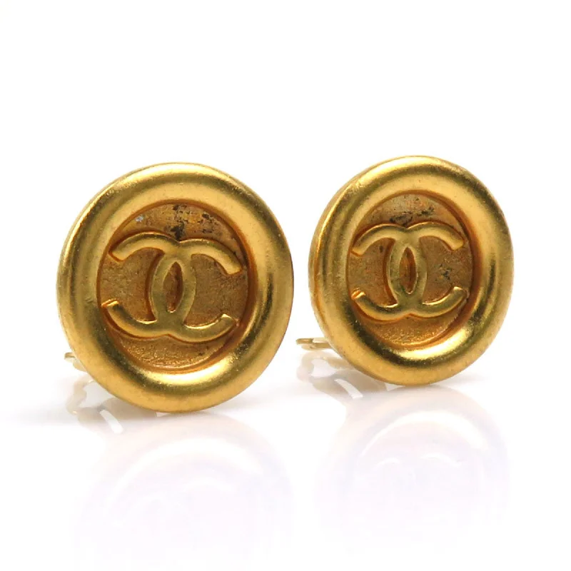 Drop Earrings for Work Attire -Chanel  Metal Clip Earrings (Pre-Owned)