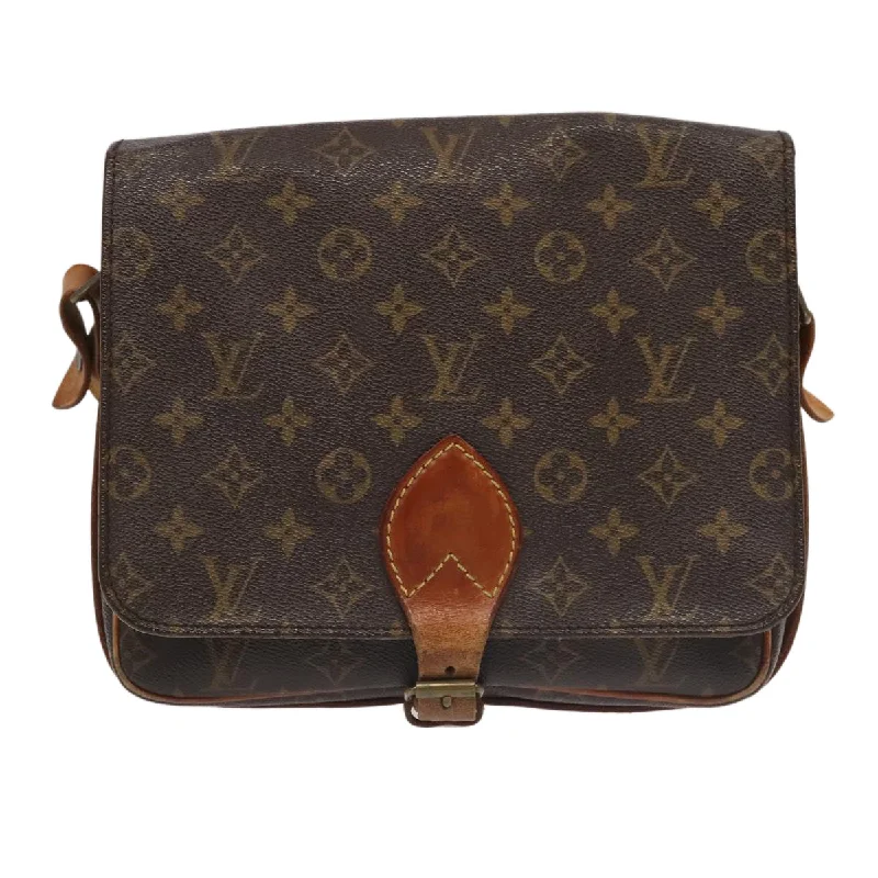 Canvas handle bags perfect for casual outings -Louis Vuitton Cartouchière  Canvas Shoulder Bag (Pre-Owned)