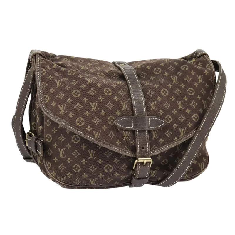 Waterproof handle bags ideal for rainy weather -Louis Vuitton Saumur 30  Canvas Shoulder Bag (Pre-Owned)