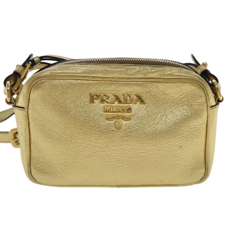 Handle bags with padded handles for comfort -Prada  Leather Shoulder Bag (Pre-Owned)