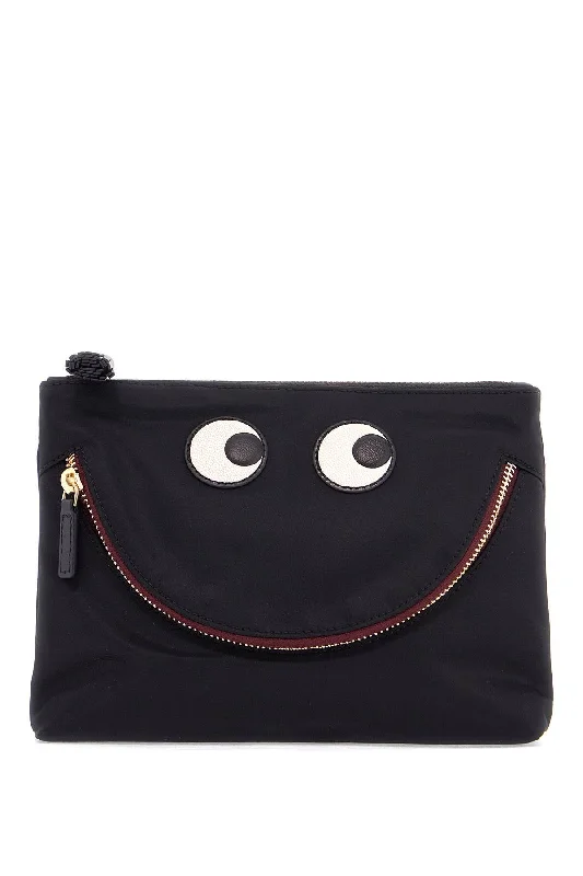 Handle bags with side pockets for organization -Anya Hindmarch Eye Bag Pouch