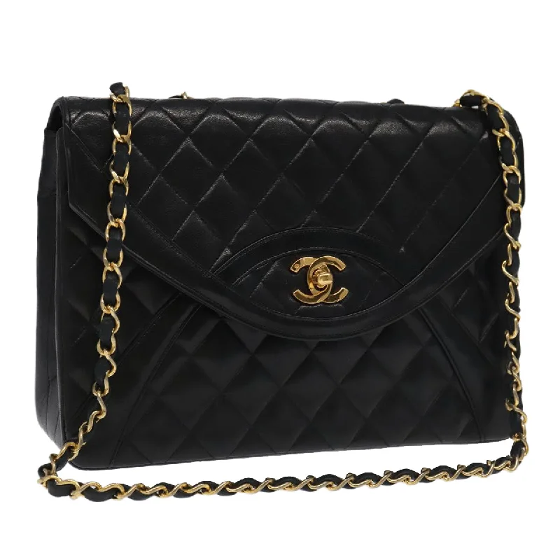 Handle bags with vintage vibes for nostalgia -Chanel Coco Mark  Leather Shoulder Bag (Pre-Owned)