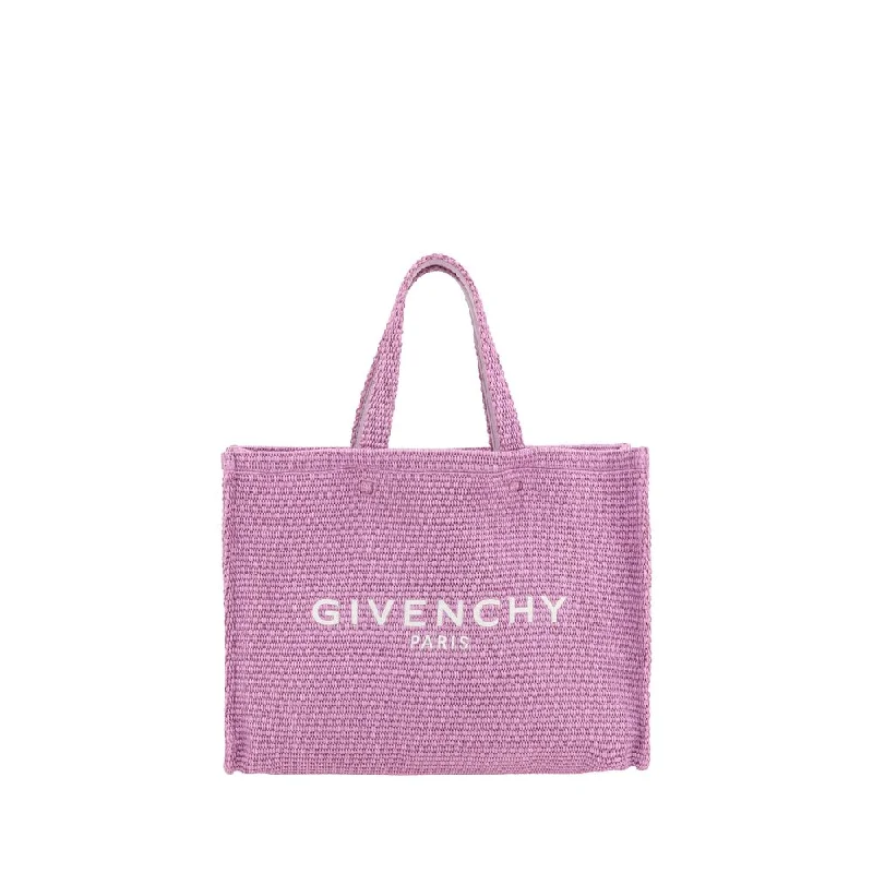 Handle bags with sturdy canvas for longevity -Givenchy G-Tote Shoulder Women's Bag