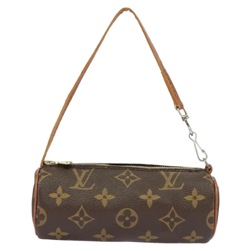 Handle bags with subtle embroidery for detail -Louis Vuitton Mini Baby Papillon  Canvas Clutch Bag (Pre-Owned)