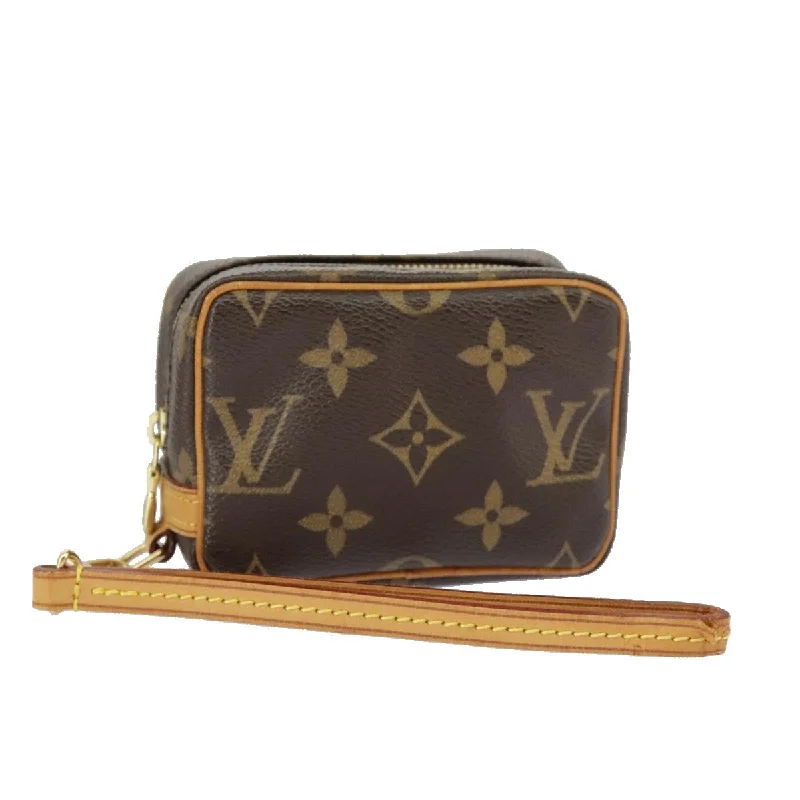 Handle bags with abstract art for uniqueness -Louis Vuitton Wapiti  Canvas Clutch Bag (Pre-Owned)