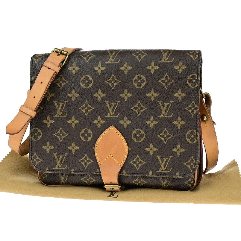 Handle bags with camouflage patterns for edge -Louis Vuitton Cartouchière  Canvas Shoulder Bag (Pre-Owned)