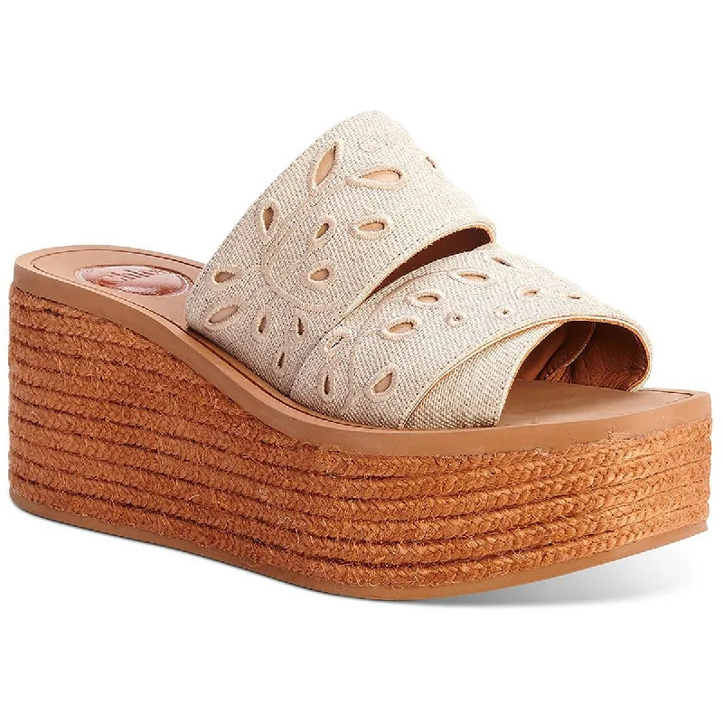 Fringed Dresses for Edgy -Chloe Womens Woody  Wedge Dressy Espadrilles