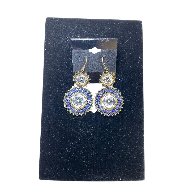 Drop Earrings for Birthday Celebration -Earrings Dangle/Drop By Cme In Blue