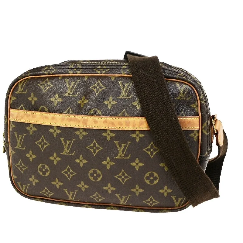 Foldable handle bags for easy storage convenience -Louis Vuitton Reporter Pm  Canvas Shoulder Bag (Pre-Owned)