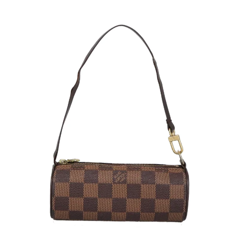 Handle bags with playful pom-poms for charm -Louis Vuitton Papillon  Canvas Clutch Bag (Pre-Owned)