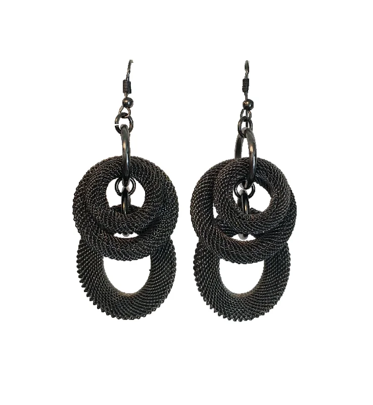 Drop Earrings for Shopping Trip -Woven Infiniti Earrings