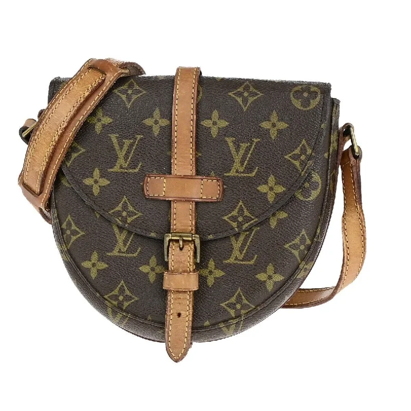 Handle bags with double handles for strength -Louis Vuitton Chantilly  Canvas Shoulder Bag (Pre-Owned)