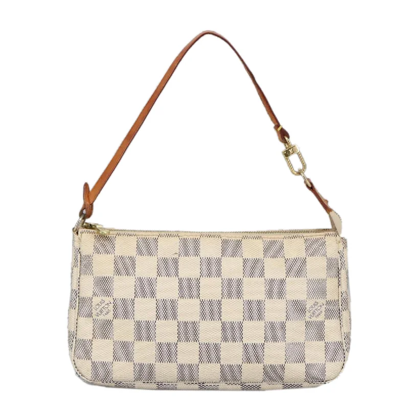 Handle bags with animal prints for flair -Louis Vuitton Pochette Accessoire  Canvas Clutch Bag (Pre-Owned)