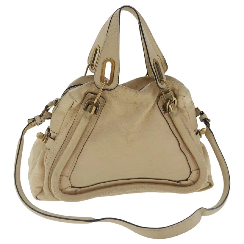 Small handle bags perfect for quick trips -Chloé Paraty  Leather Shoulder Bag (Pre-Owned)