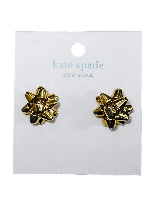 Drop Earrings with Debossed Designs -Earrings Stud By Kate Spade