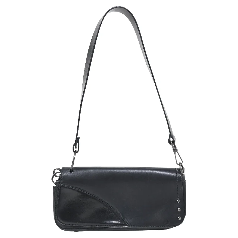 Handle bags with artistic prints for creativity -Gucci Studded Flap Shoulder Bag in Black Leather