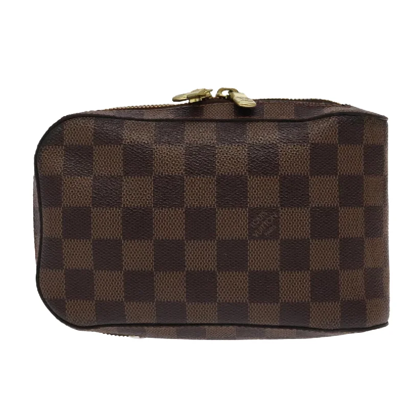 Handle bags with quilted leather for luxury -Louis Vuitton Geronimos  Canvas Shoulder Bag (Pre-Owned)