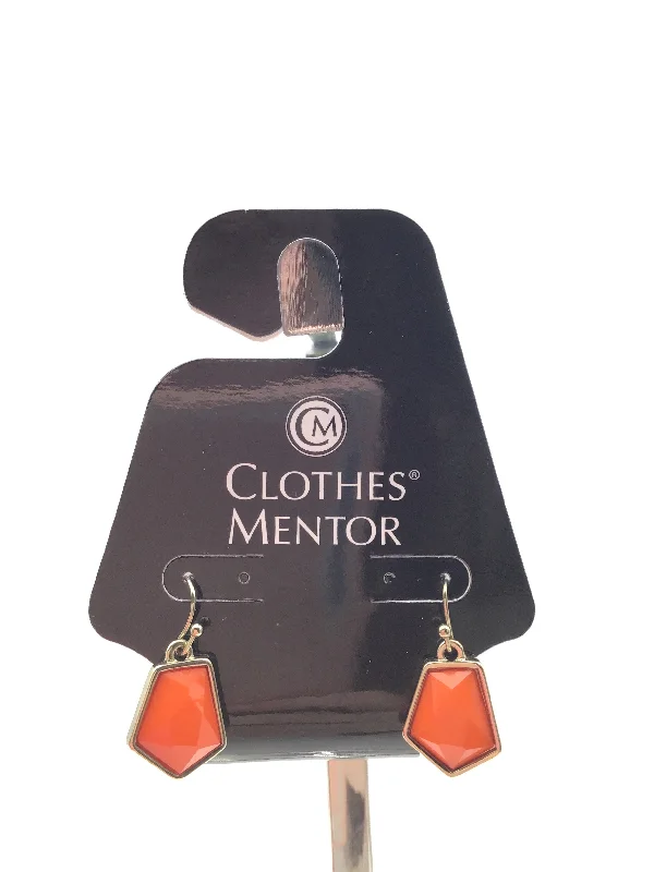 Square Drop Earrings for Modern -Earrings Dangle/drop By Clothes Mentor