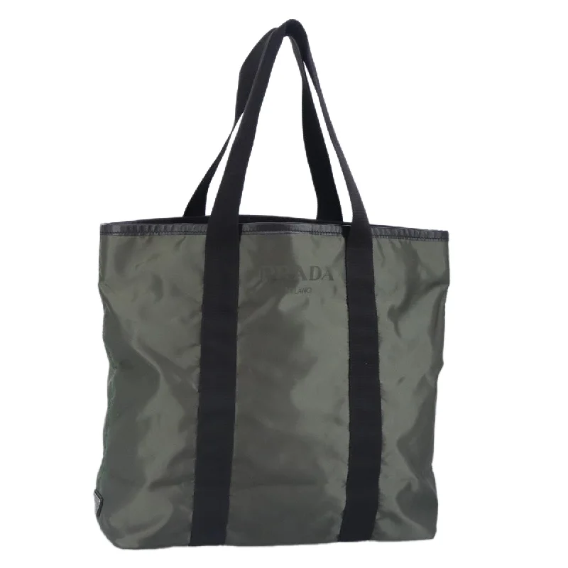 Handle bags with camouflage patterns for edge -Prada  Synthetic Tote Bag (Pre-Owned)