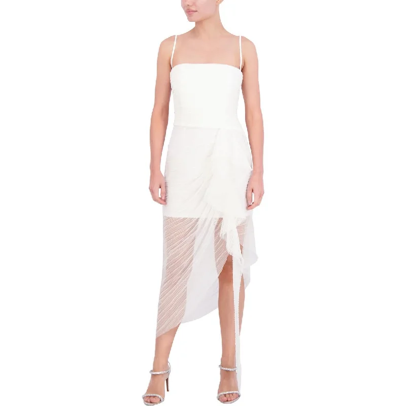 Striped Dresses for Fashionable -BCBGMAXAZRIA Womens Boning Tea Length Cocktail And Party Dress