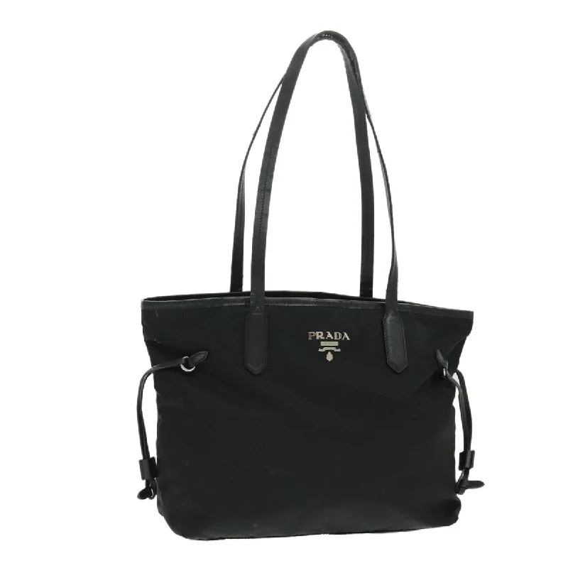 Handle bags with bold logos for branding -Prada  Synthetic Tote Bag (Pre-Owned)