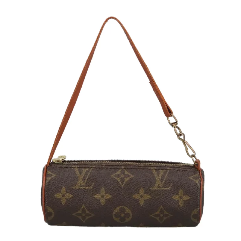 Handle bags with striped canvas for beach -Louis Vuitton Papillon  Canvas Clutch Bag (Pre-Owned)