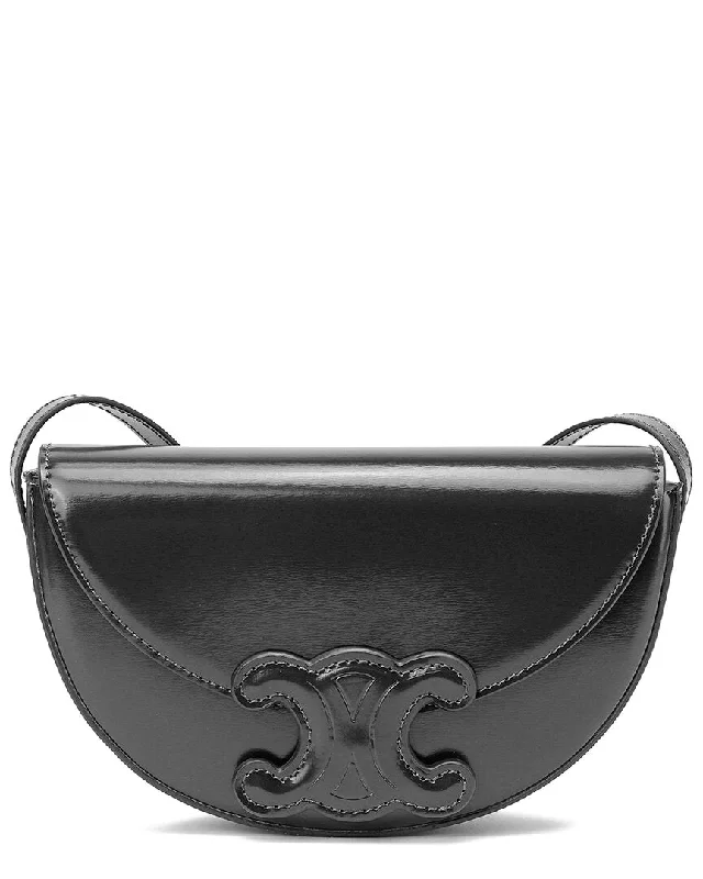 Handle bags with modern logos for branding -Tiffany & Fred Paris Leather Shoulder Bag