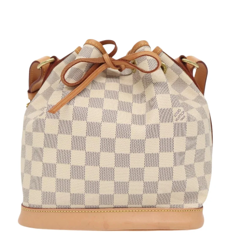 Large handle bags with spacious interior compartments -Louis Vuitton Noé  Canvas Shoulder Bag (Pre-Owned)