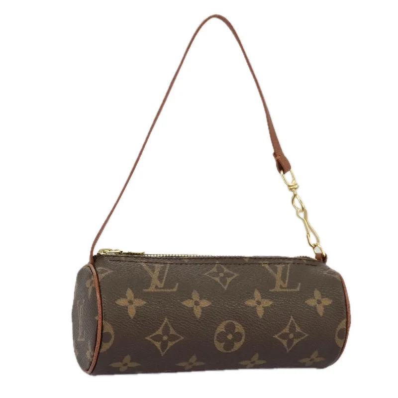 Handle bags with tropical prints for summer -Louis Vuitton Mini Baby Papillon  Canvas Clutch Bag (Pre-Owned)