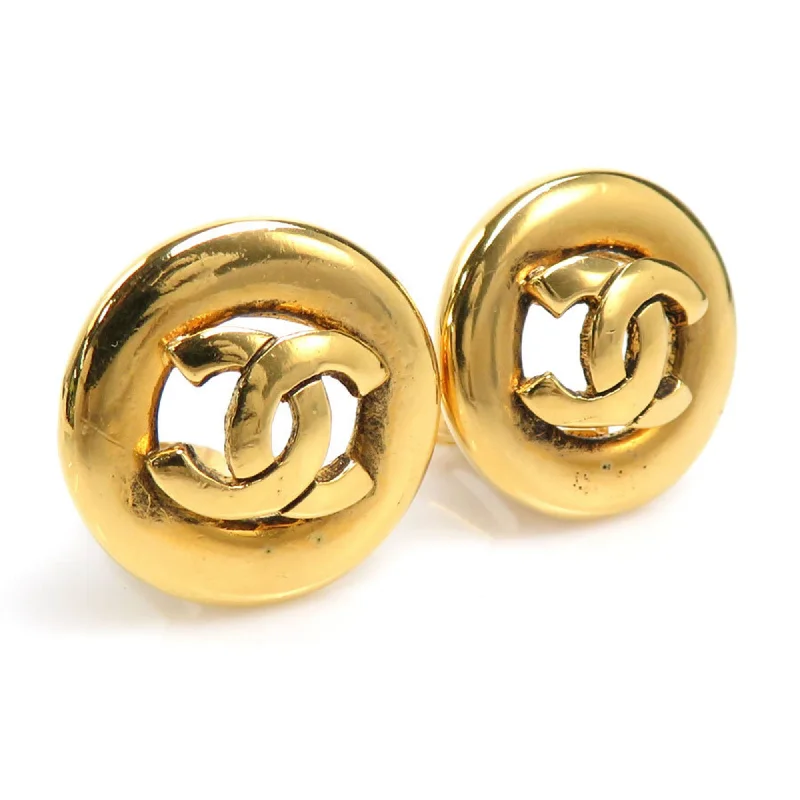 Beaded Drop Earrings for Party -Chanel  Metal Clip Earrings (Pre-Owned)