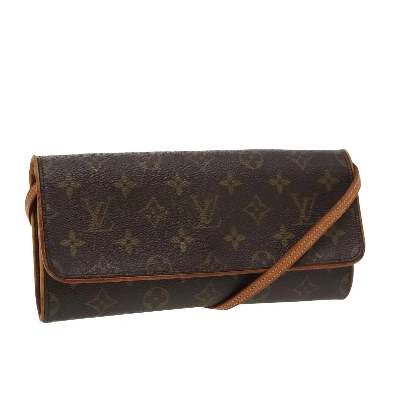 Handle bags with padded straps for comfort -Louis Vuitton Twin  Canvas Clutch Bag (Pre-Owned)