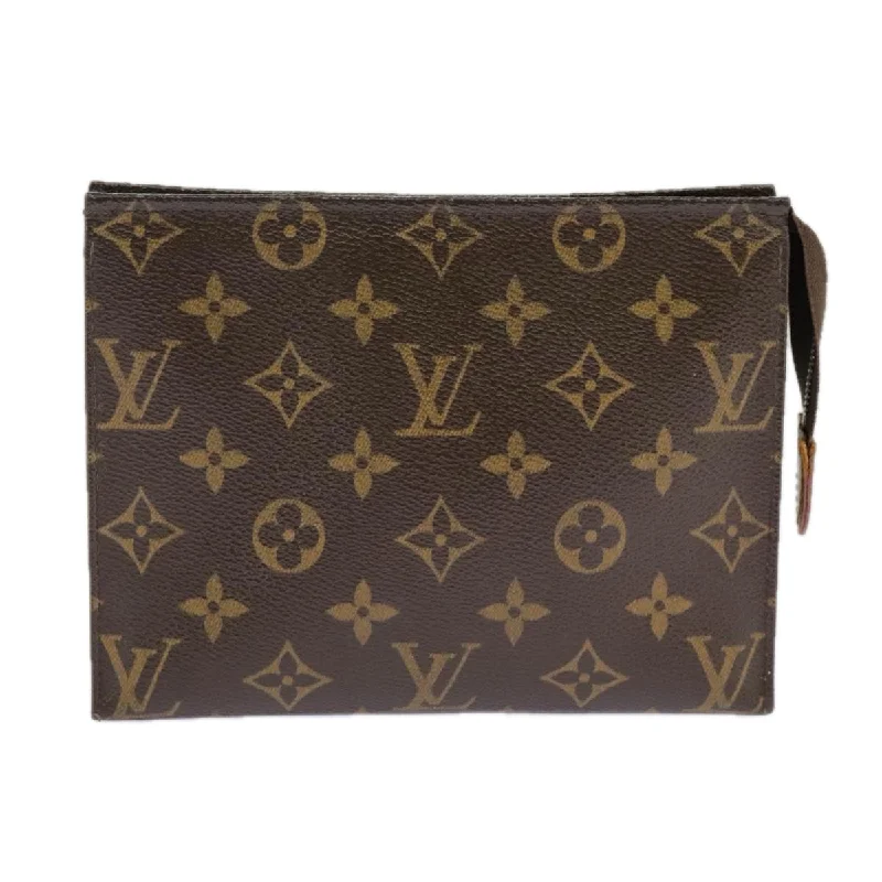 Insulated handle bags for keeping food fresh -Louis Vuitton Poche Toilette 19  Canvas Clutch Bag (Pre-Owned)