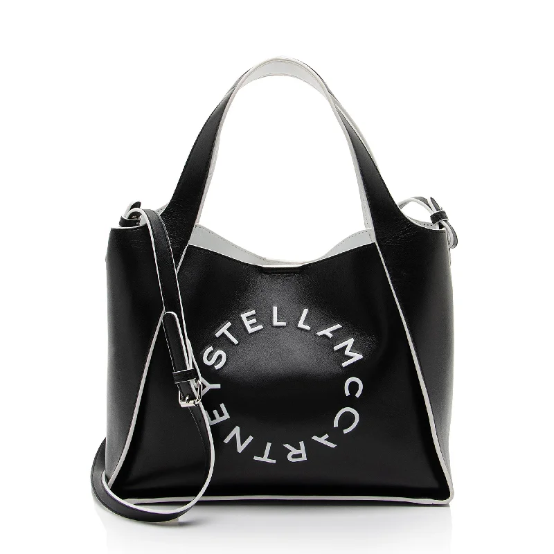 Handle bags with pastel colors for softness -Stella McCartney 150th Anniversary Exclusive Eco Alter Nappa Logo Mini Tote