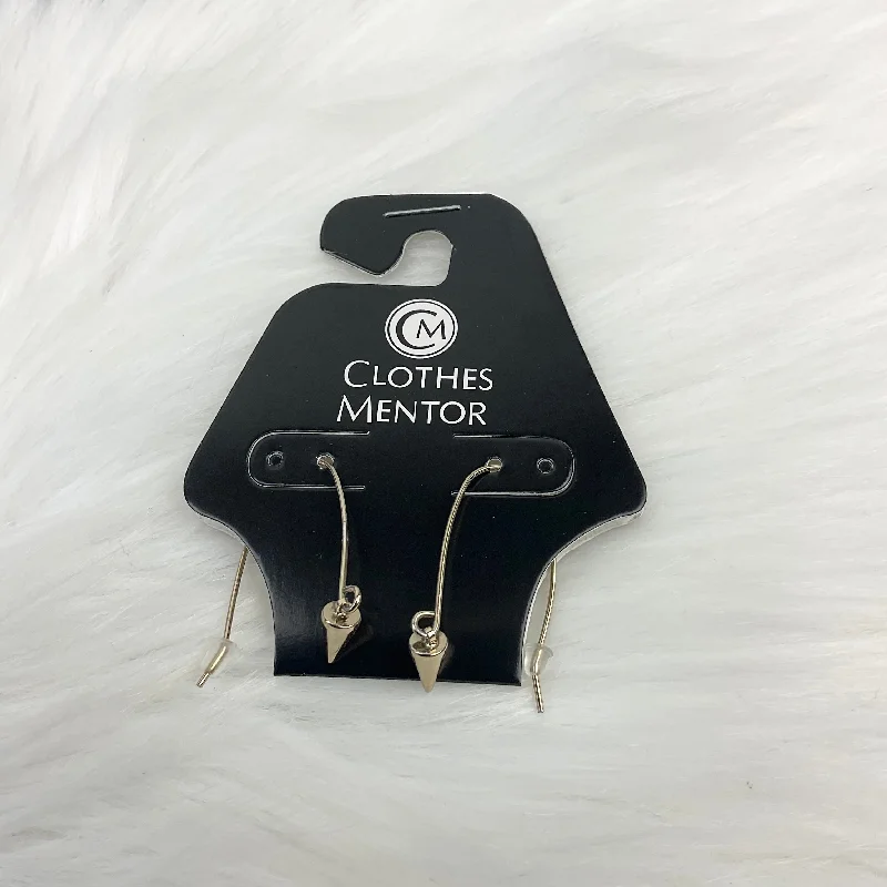 Push Back Drop Earrings for Convenience -Earrings Dangle/drop By Clothes Mentor